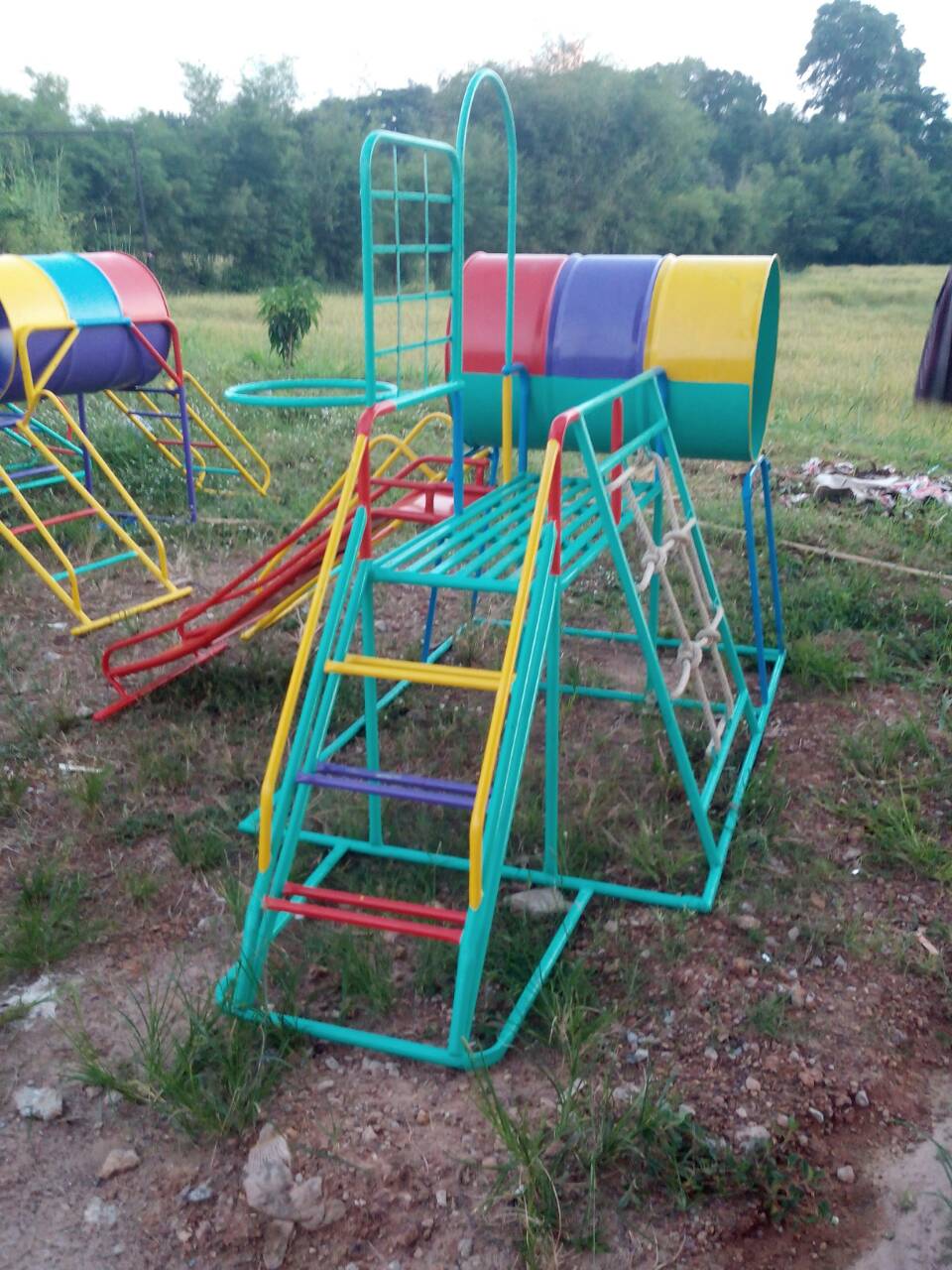 รหัส PG ผลงานติดตั้ง (อบต.โคกกรวด อ.ปากพลี จ.นครนายก) เครื่องเล่นสนามกลางแจ้งสำหรับเด็ก