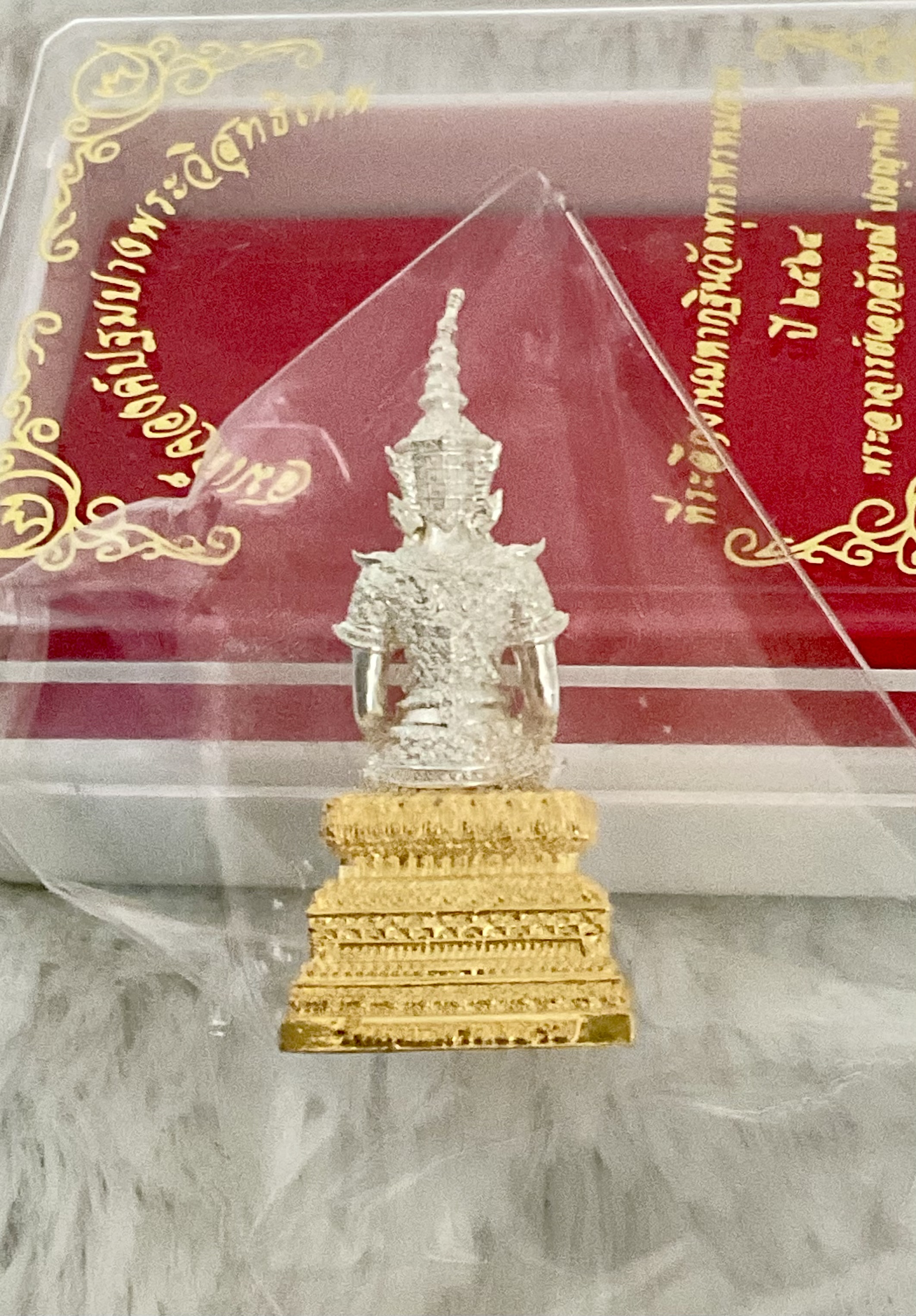 องค์ปฐมปางพระวิสุทธิเทพชุบเงิน ทอง วัดพุทธพรหมยาน ปี 64