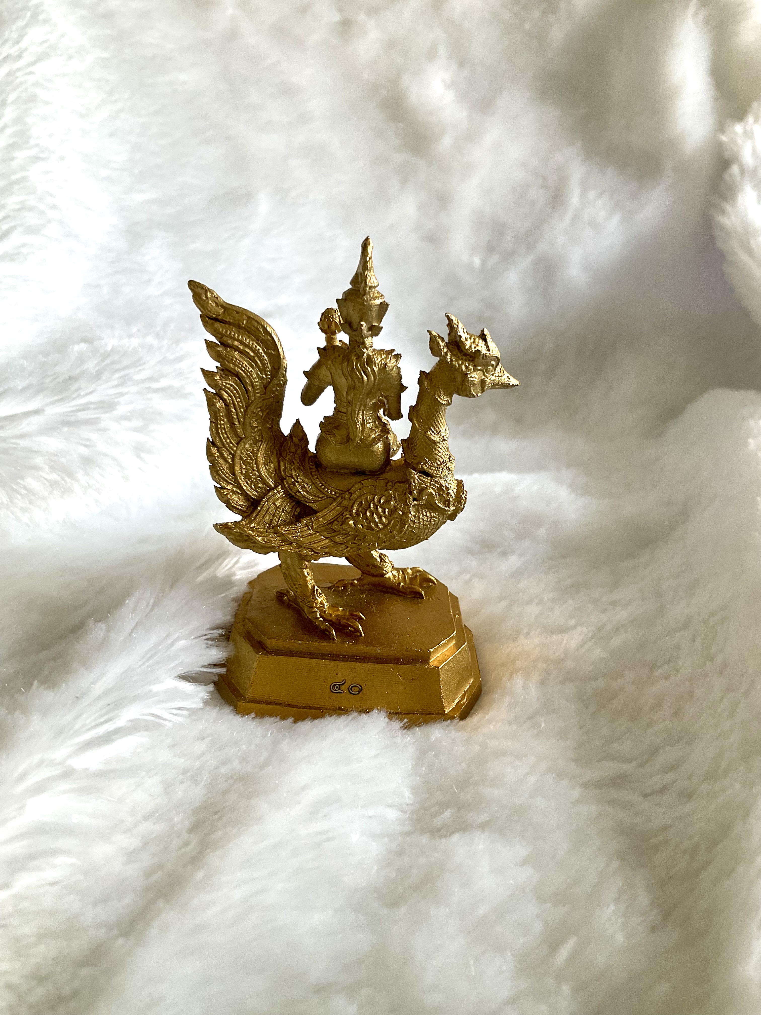 รูปหล่อพระแม่สระระตี่ รุ่นแรก สูง 7 ซม. (พระแม่สุรัสวตี หรือแม่สุนทรรีวาณี) ลพ.เล็ก พอจ.พันแสง วัดศิลาวาส