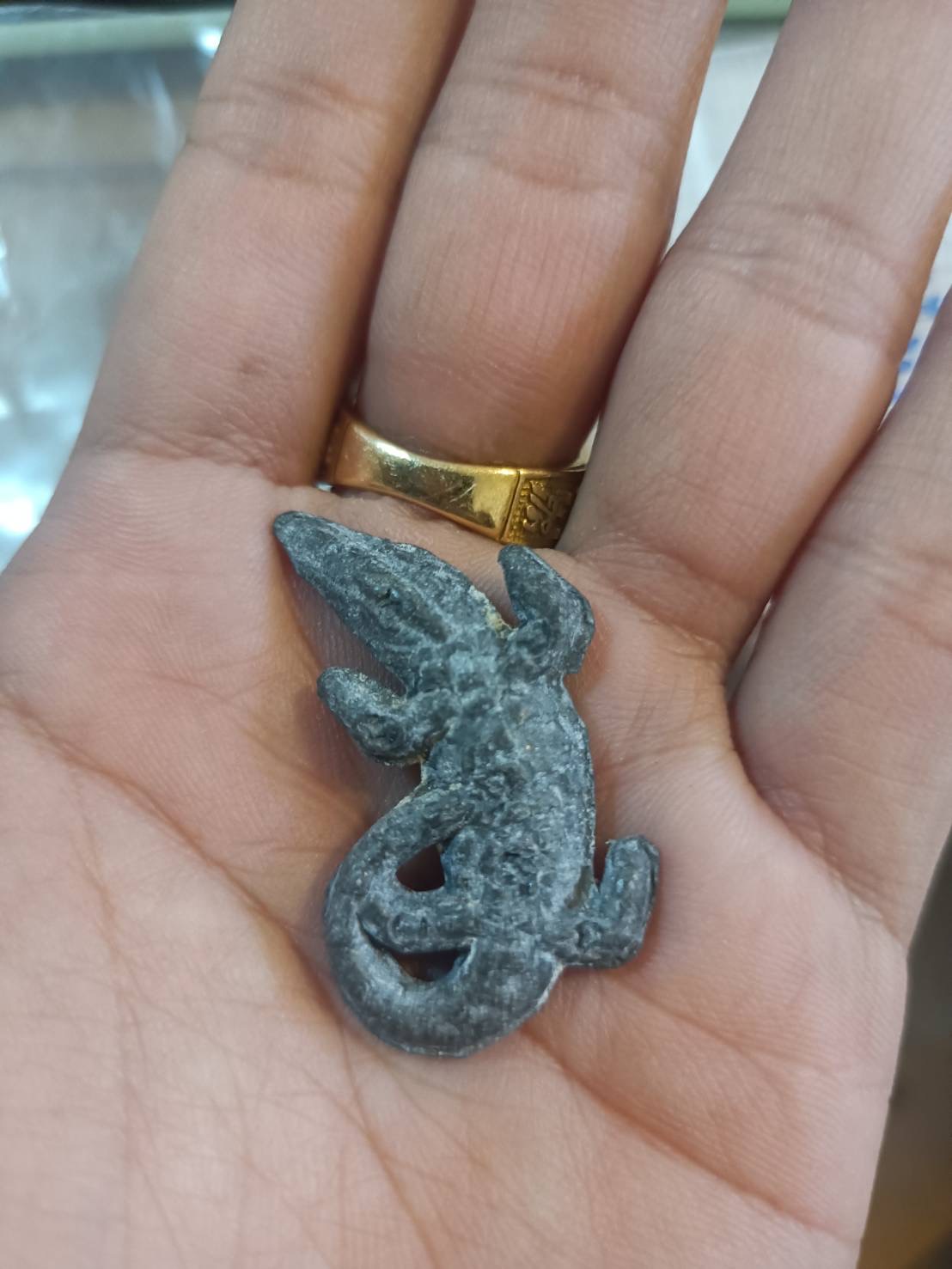 จระเข้โทน รุ่น 2 หลวงพ่อสนิท ปี 2516 (ภาพแทน)