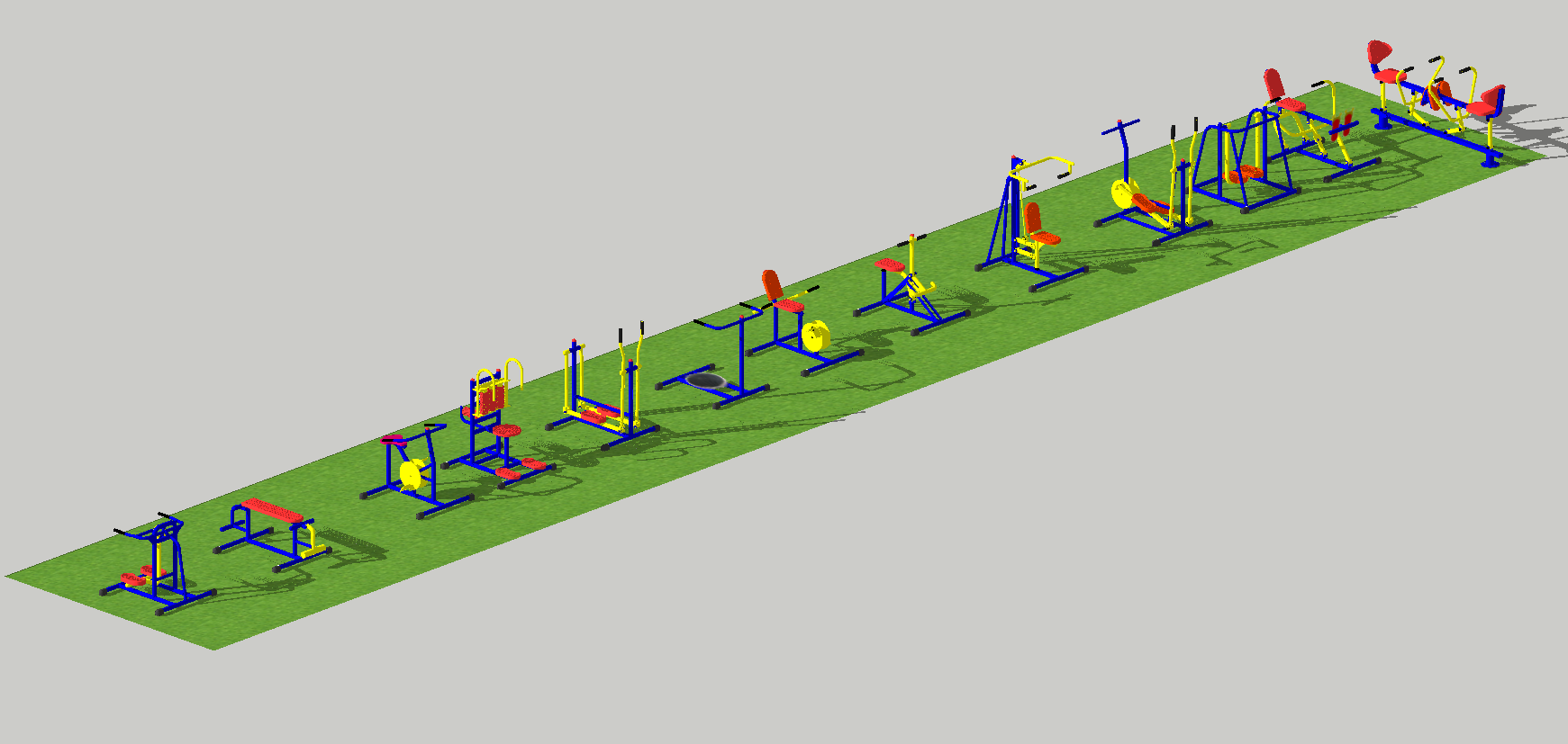 เครื่องออกกำลังกายกลางแจ้งราชเทวี