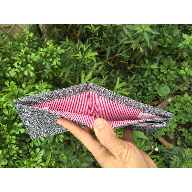 กระเป๋าสตางค์ Herschel Supply Roy Coin Wallet - Raven Crosshatch With RFID Blocking