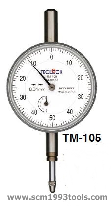 TECLOCK เทคลอค รุ่น TM-105 เกจตั้งศูนย์ ไดอัลเกจ DIAL GAUGE