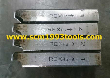 REX เร๊กซ์ ฟันต๊าบ เกลียวแป๊บ BSPT สำหรับเครื่องต๊าบ REX รุ่น N80A, N50A, N100A, 80ADX DIES