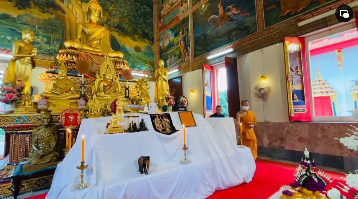 สมเด็จองค์ปฐม (หลวงพ่อไหลมาเทมา) ขนาด 5 นิ้ว หลวงพ่อเล็ก พุทธาภิเษกหลายวาระ ปี 67