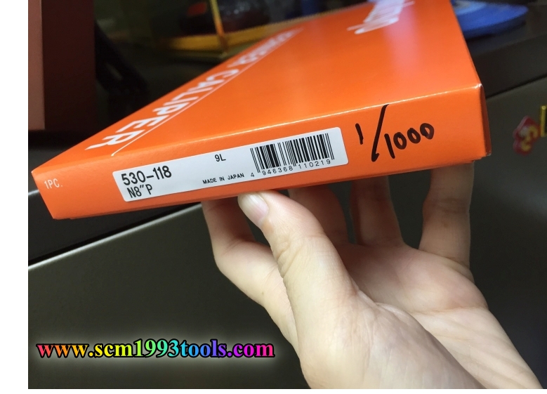 MITUTOYO มิตูโตโย 530-118 เวอเนียร์คาลิปเปอร์ 8 นิ้ว 0.02 มม. (1/1000 นิ้ว) ญี่ปุ่น คุณภาพดี vernier caliper