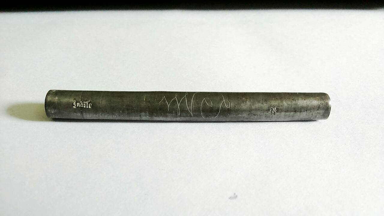 ตะกรุดเนื้อตะกั่ว จารมือ หลวงพ่อคง วัดเขากลิ้ง ปี 51