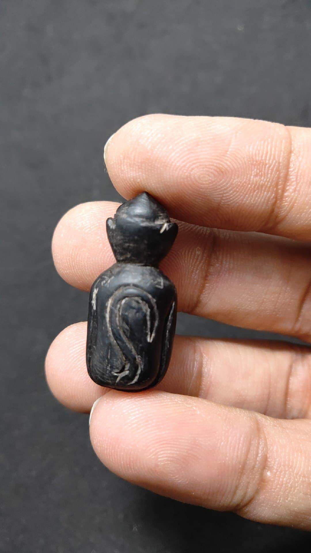 หนุมานเนื้อไม้แกะ(ยุคแรก) มีจาร หลวงพ่อกวย