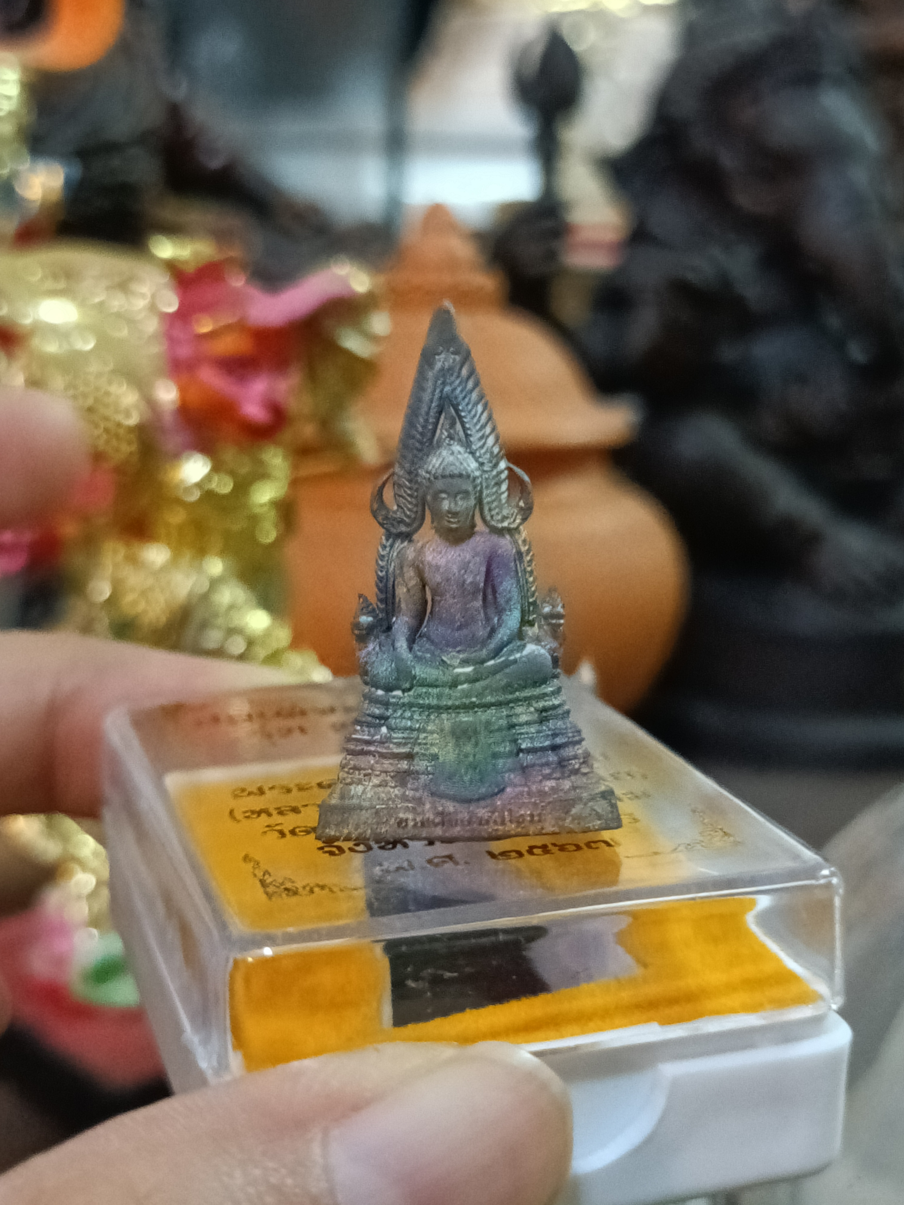 สมเด็จองค์ปฐมเนื้อรวมแร่ (องค์ 2) รุ่น ชนะมาร หลวงพ่อหนุน ปี 67