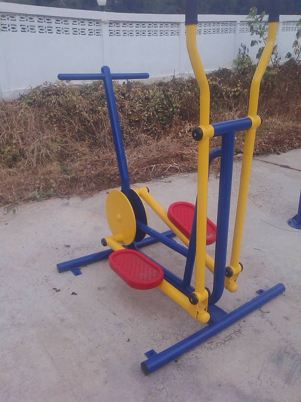 รหัส OUL ผลงานติดตั้ง (อบต.คือเวียง อ.ดอกคำใต้ จ.พะเยา) เครื่องออกกำลังกายกลางแจ้ง