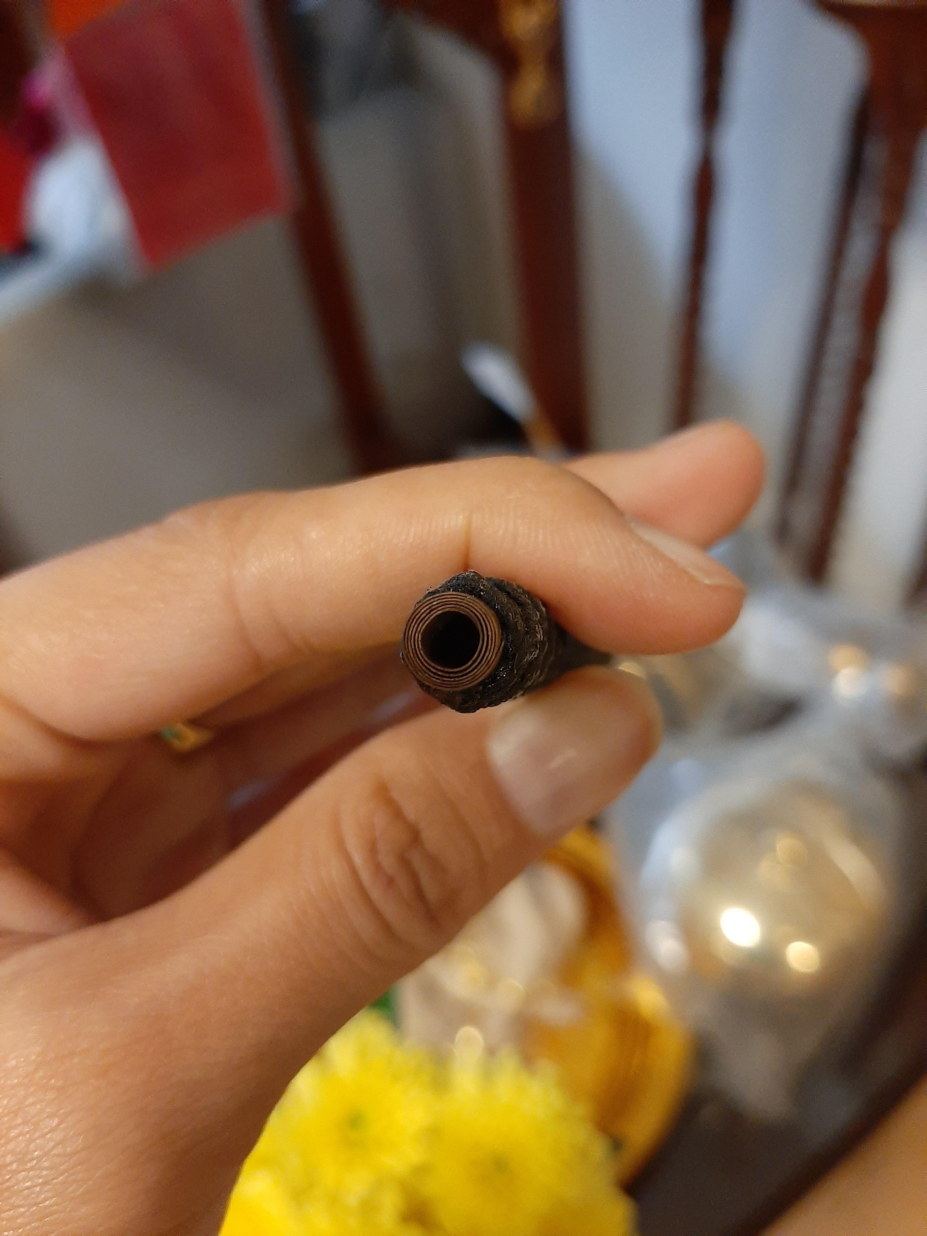 ตะกรุดโสฬสมงคล (ทองแดง) ถักเชือก 4 นิ้ว ปี 58 หลวงปู่วาส วัดสะพานสูง