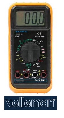 มัลติมิเตอร์ดิจิตอล รุ่น DVM891