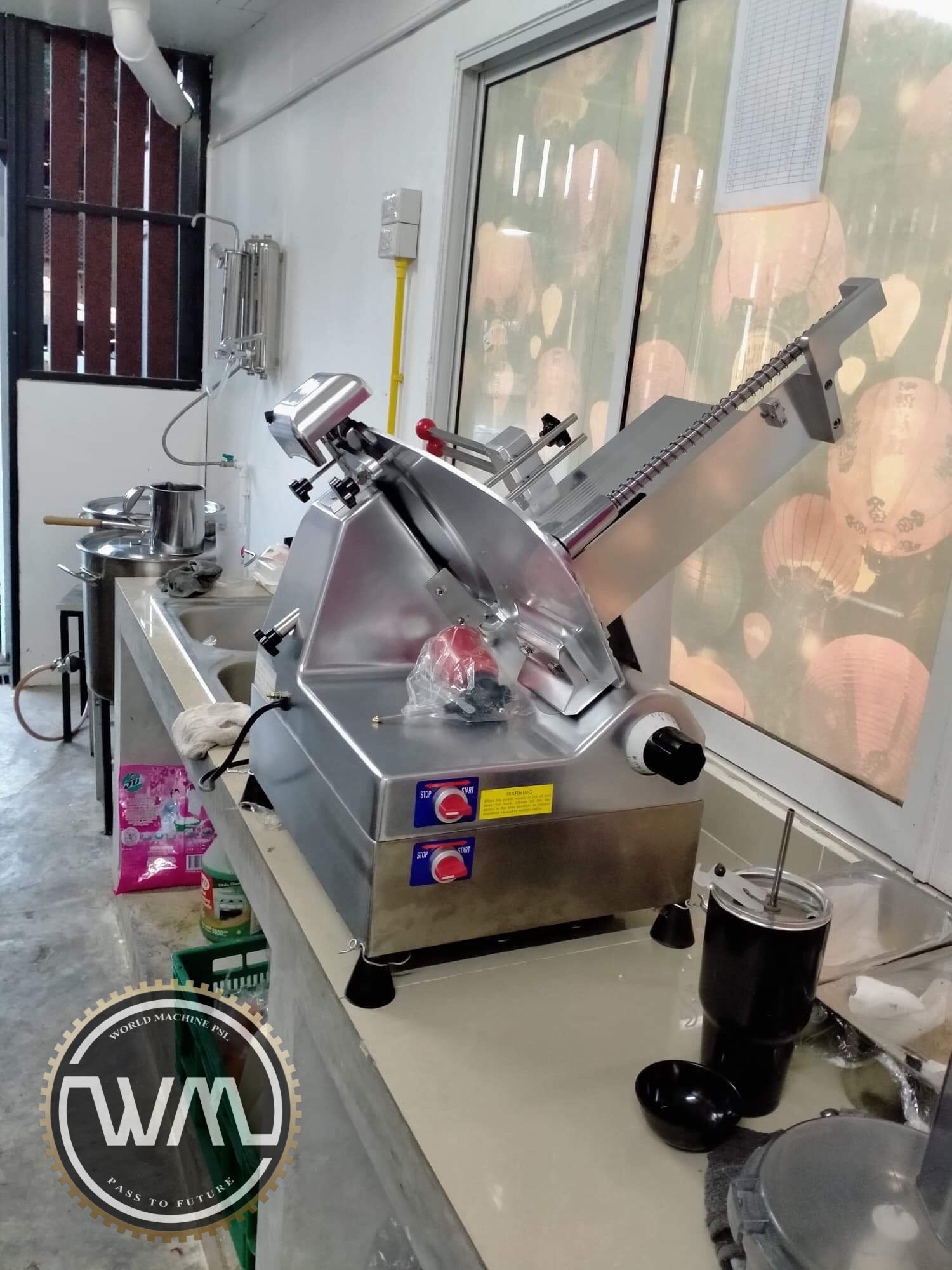 เครื่องสไลด์เนื้อ 12 นิ้ว อัตโนมัติ ออโต้ เนื้อ เนื้อชาบู เครื่องสไลด์เนื้อ เครื่องสไลด์ เครื่องหั่นเนื้อ