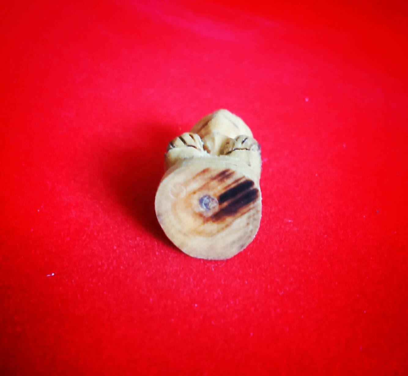 หนุมานหน้ากระบี่ไม้พุดซ้อน รุ่น บูรณะอุโบสถ วัดอินทาราม ปี 59