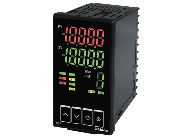 เครื่องวัด-ควบคุมอุณหภูมิแบบติดแผง SHINKO รุ่น BCR2-Series : Digital Indicating Controllers
