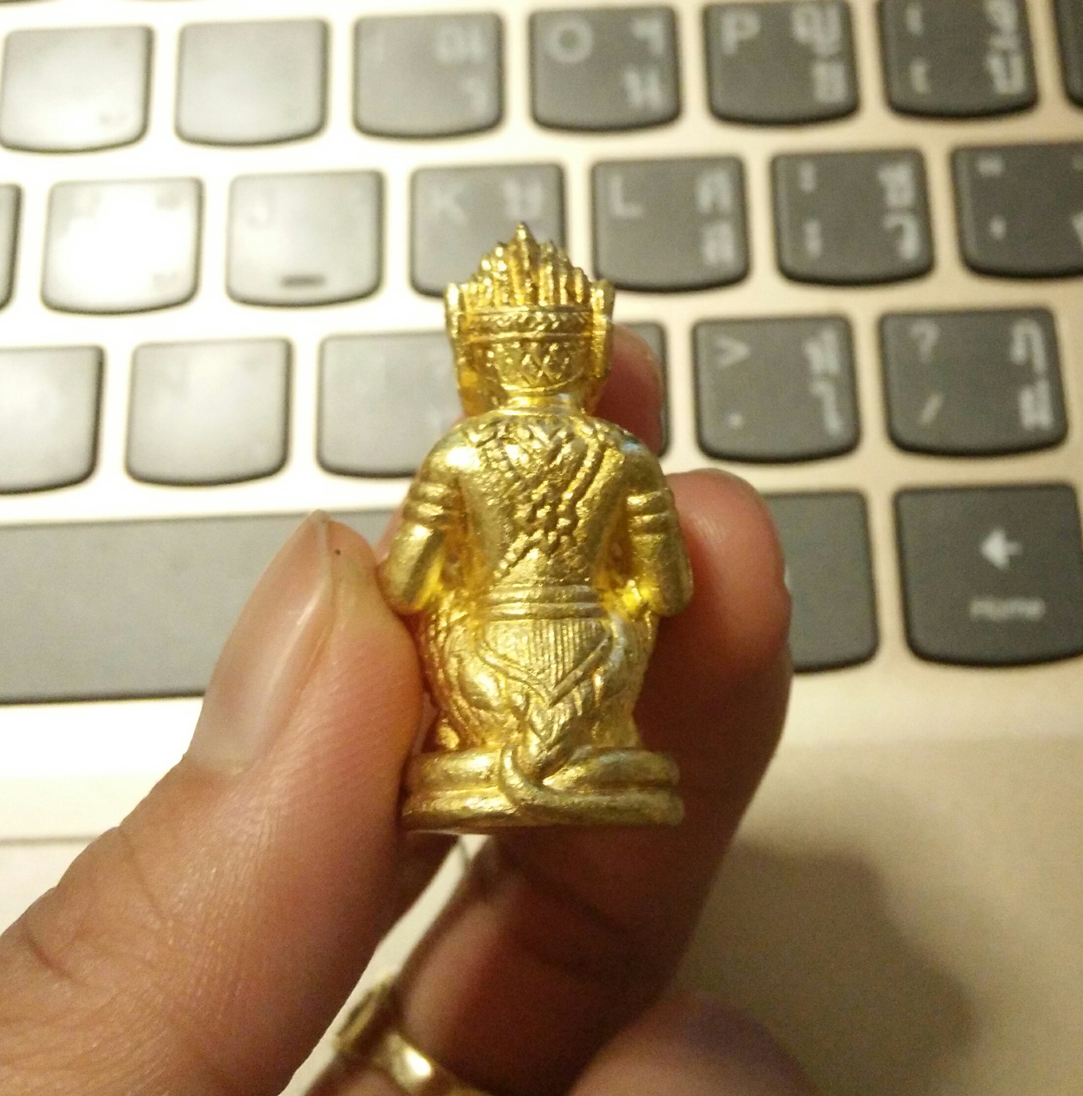 หนุมานเสาร์ ๕ เนื้อทองฝาบาตร ลต.วาส วัดสะพานสูง