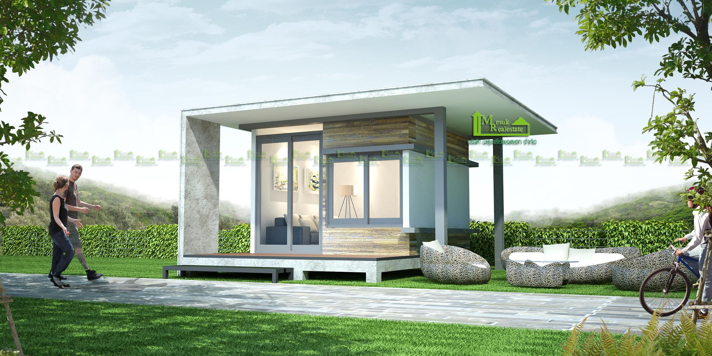 บ้านน็อคดาวน์ บ้านสำเร็จรูป สร้างออฟฟิศ ms-03