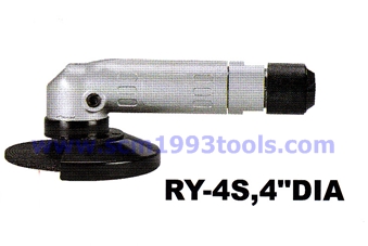 RY-4S เครื่องขัดไฟเบอร์ 4 นิ้ว ลมออกหลัง Angle Grinder