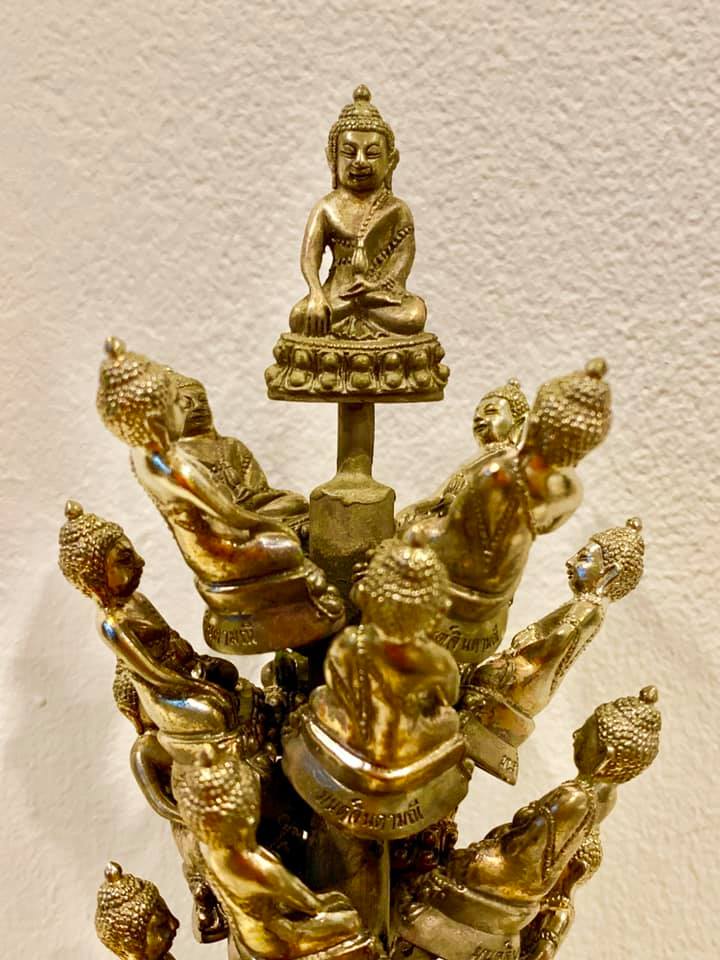 พระสมเด็จแหวกม่านโรยผงพระกริ่งจินดามณีมนต์พระกาฬ ลพ.เล็กเททอง เข้าพุทธาภิเษกวัดท่าขนุน