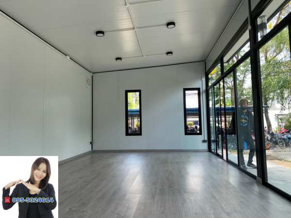 ออฟฟิศสำเร็จรูป บ้านสำเร็จรูป ขนาด4.00x8.00 เมตร