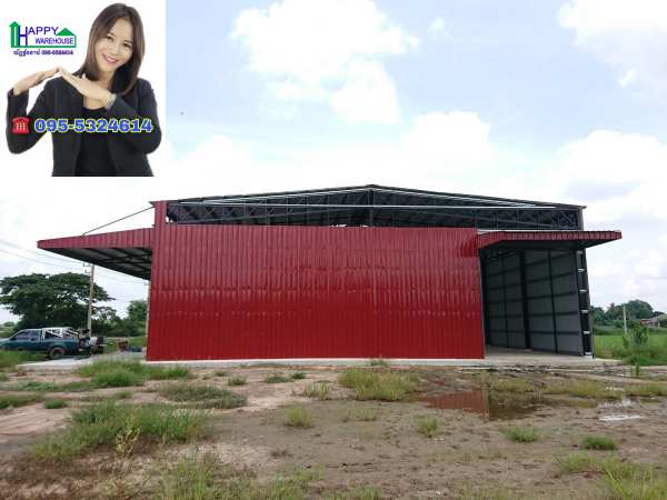 รับสร้างโกดัง สิงห์บุรี ขนาด20x30x6.00 เมตร