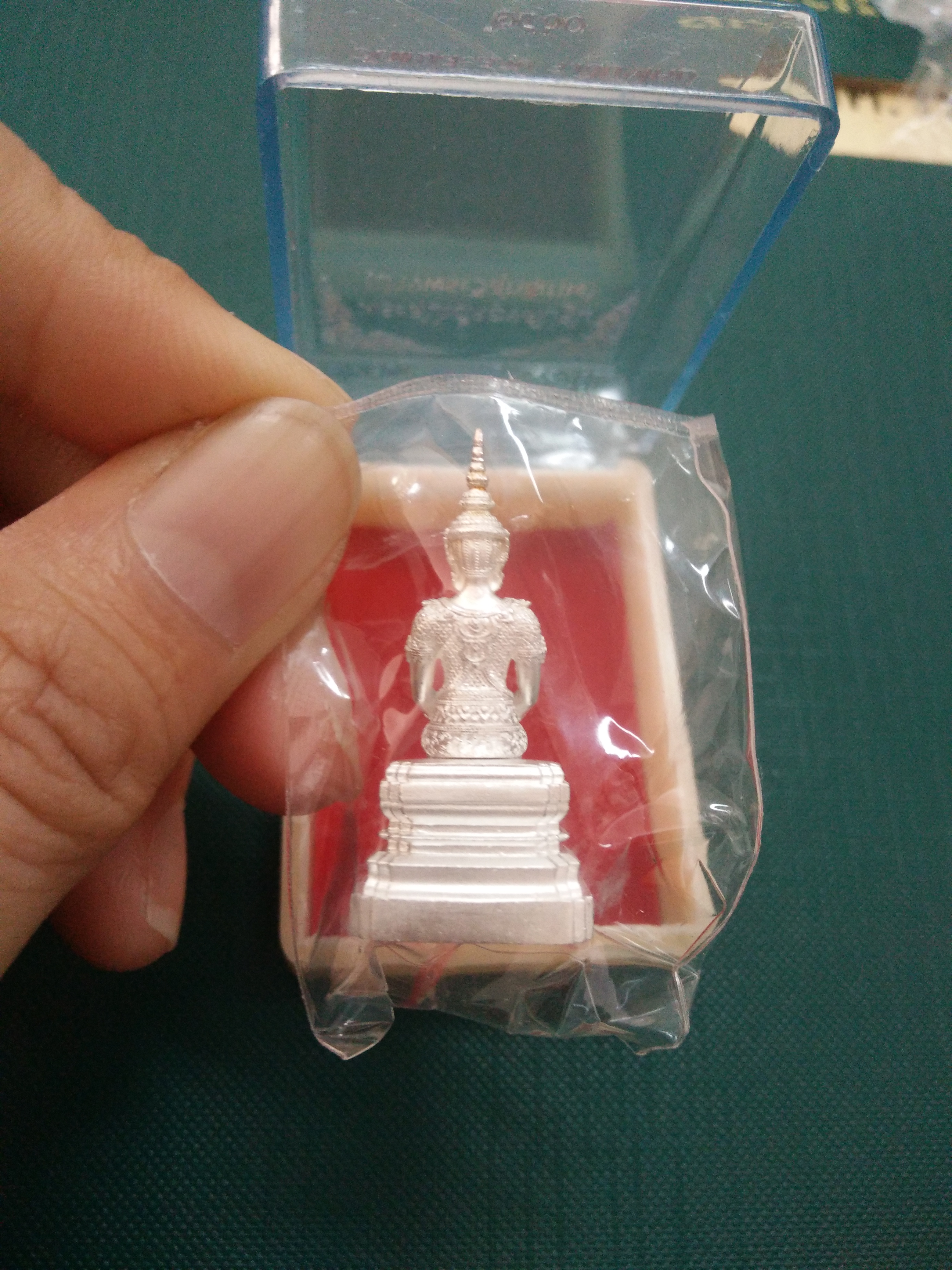 สมเด็จองค์ปฐมปางพระวิสุทธิเทพ เนื้อเงินแท้ วัดแม่สะลาบ