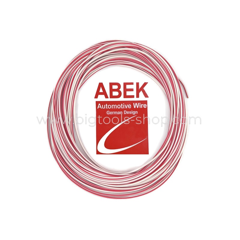 ABEK : สายไฟอ่อน สายไฟรถยนต์ ขายยกม้วน ขนาด 0.75 มม. (1 ม้วน = 30 เมตร)