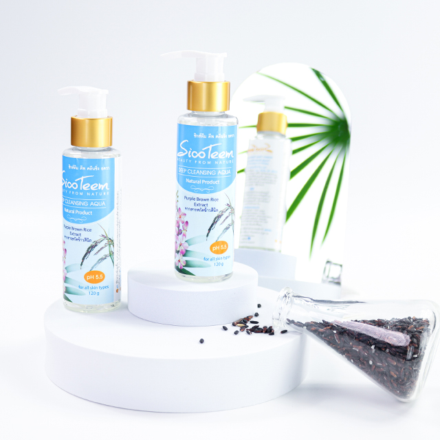 Sixteem Deep Cleansing Aqua pH5.5 คลีนซิ่งล้างหน้าแทนโฟม ล้างเครื่องสำอางกันน้ำอย่างหมดจด ไม่ทำให้เกิดริ้วรอย ผิวคงความนุ่มชุ่มชื่น