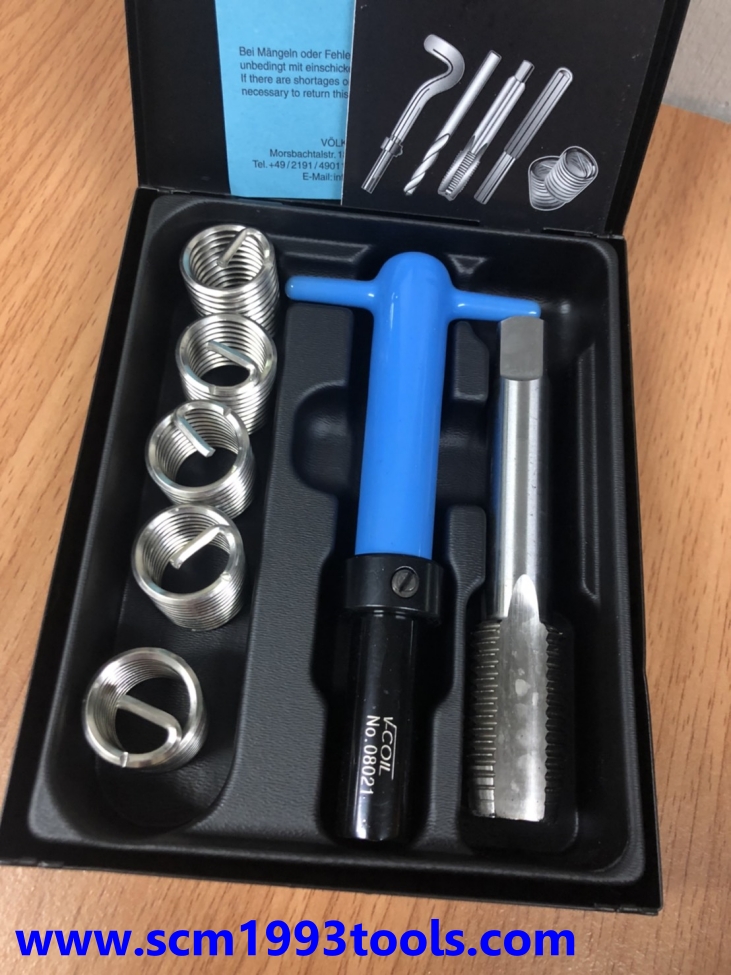 VCOIL วีคอยล์ สปริงเสริมเกลียวชุด ชุดซ่อมต๊าป M20x2.5 Thread Repair Kits # 04037