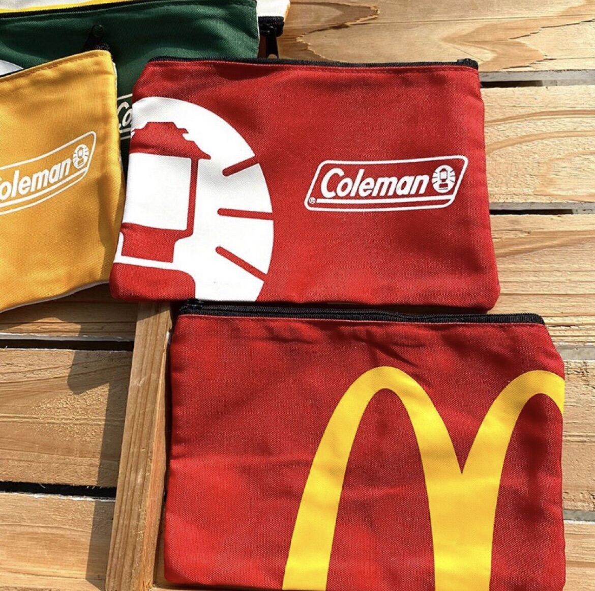 กระเป๋าเก็บอุปกรณ์ Coleman x McDonald's มีซิป Special edition วางขายเฉพาะในประเทศญี่ปุ่น ของใหม่ ของแท้ พร้อมส่ง