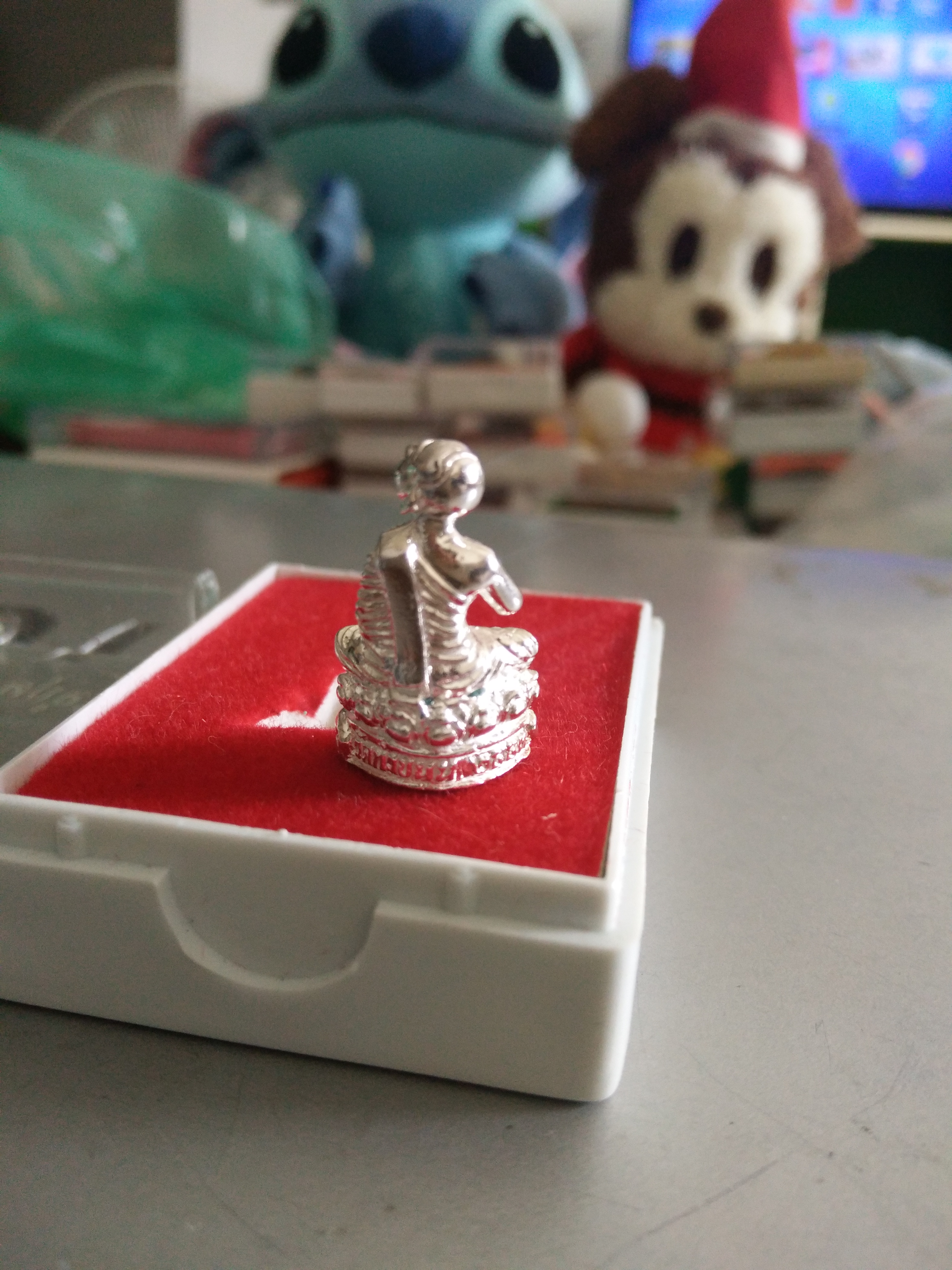 พระอุปคุตเถระ เนื้อเงิน ปี 53 วัดท่าขนุน