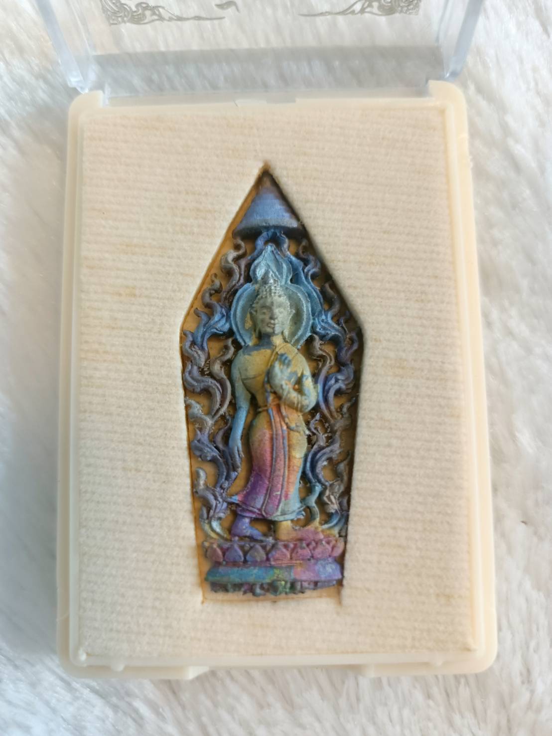 พนะพุทธลีลารวมแร่ (ปรุหนัง) หลังจาร ปี 64 หลวงพ่อหนุน วัดพุทธโมกข์