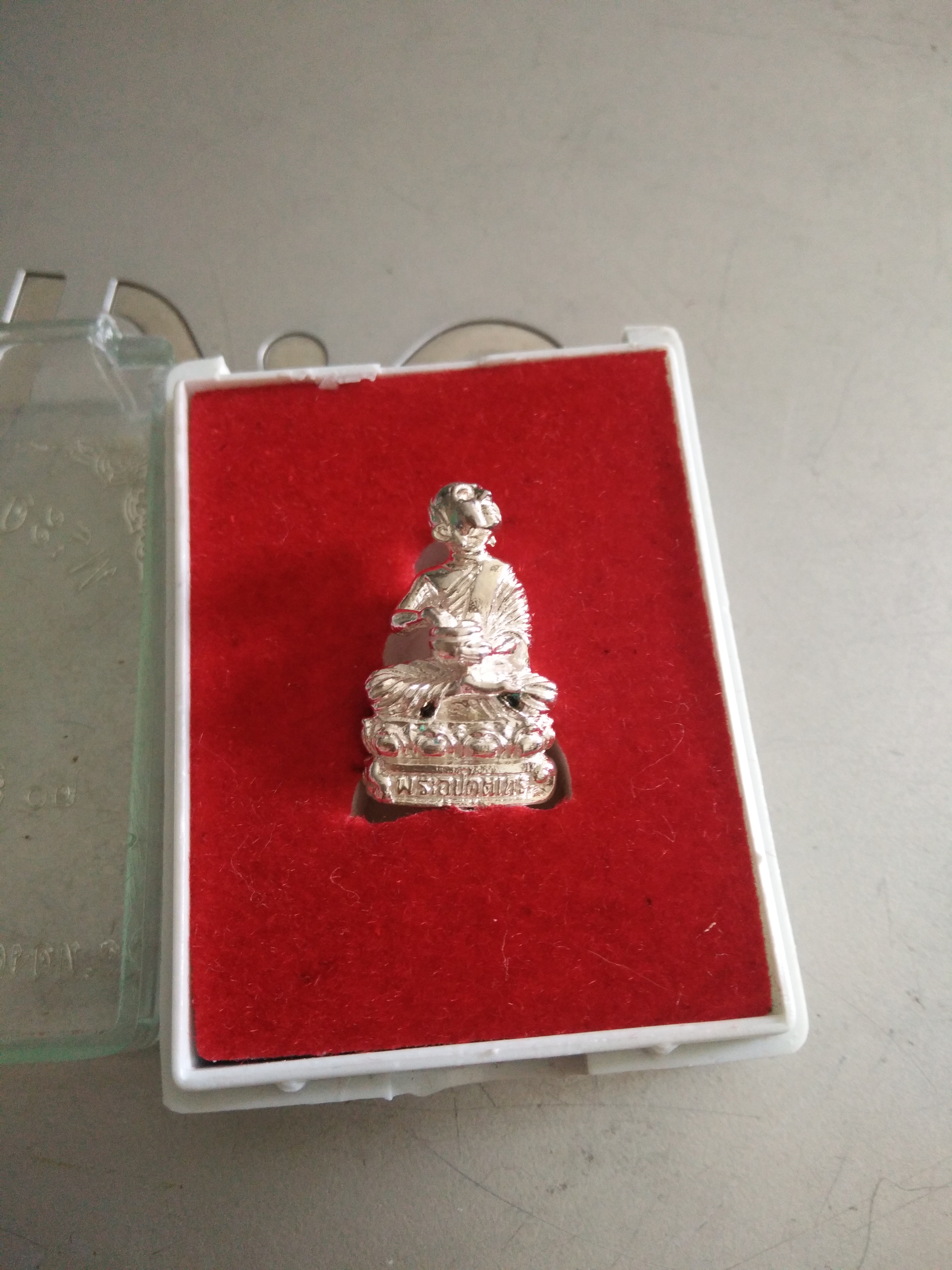 พระอุปคุตเถระ เนื้อเงิน ปี 53 วัดท่าขนุน