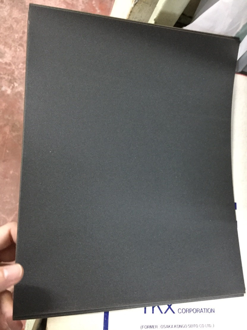 กระดาษทรายน้ำ ตรานกนางแอ่น ญี่ปุ่น คุณภาพดี SANDPAPER ขนาด 9x11 นิ้ว
