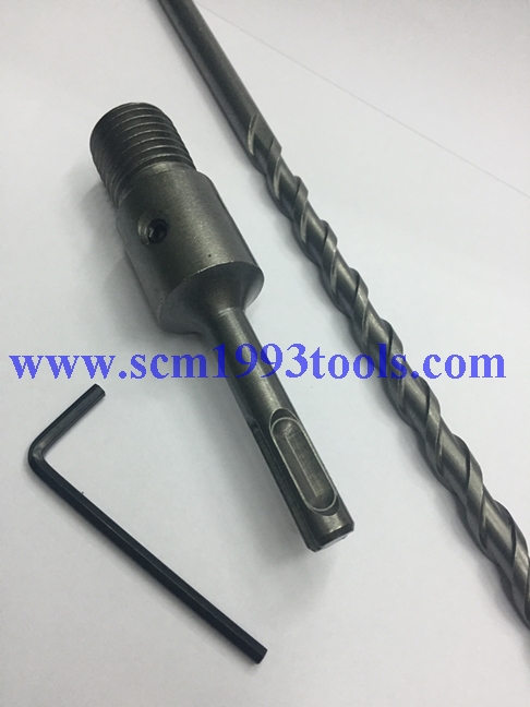 BEC บีอีซี โฮลซอเจาะผนังคอนกรีต กระบอกเจาะปูน ⌀ 28 มม. ยาว 220 มม. holesaw for concrete CORE DRILL