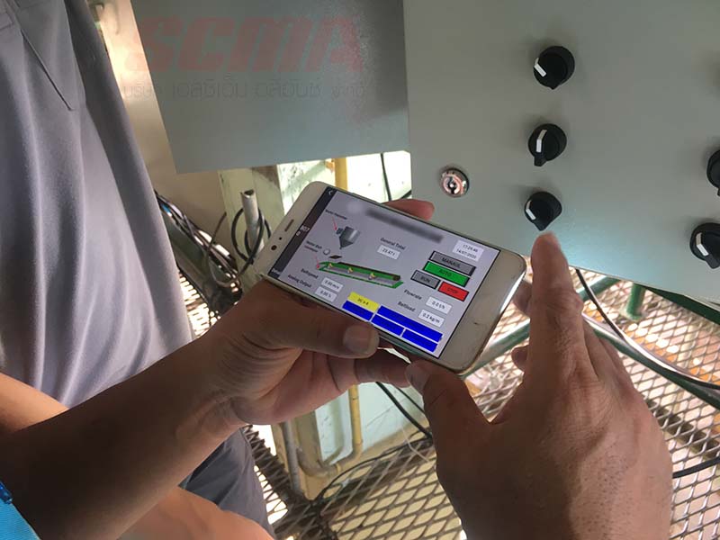 โปรเจ็กต์ระบบสายพานชั่งน้ำหนักอัตโนมัติ