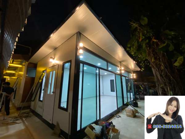 ออฟฟิศสำเร็จรูป บ้านสำเร็จรูป ขนาด4.00x8.00 เมตร