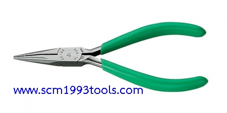 KEIBA คีมปากแหลม 5 นิ้ว มินิ ด้ามเขียว รุ่น HL-D04 มีตัดลวด Long Nose Pliers
