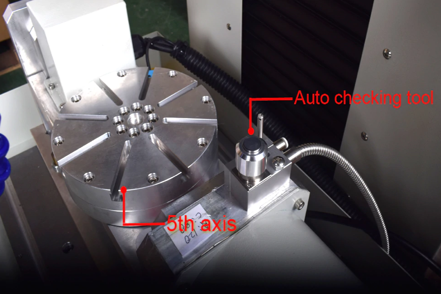 CNC 5 axis 2.2KW Steel structure 3040