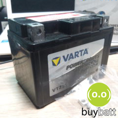 แบตเตอรี่มอเตอร์ไซต์ VARTA VTZ5S YTZ5S 12V 3.5Ah motorcycle battery