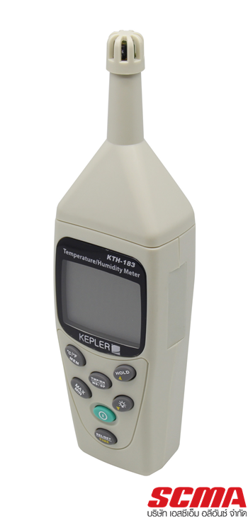 เครื่องวัดอุณหภูมิและความชื้นแบบพกพา KEPLER รุ่น KTH-183 :Temperature & Humidity Meter