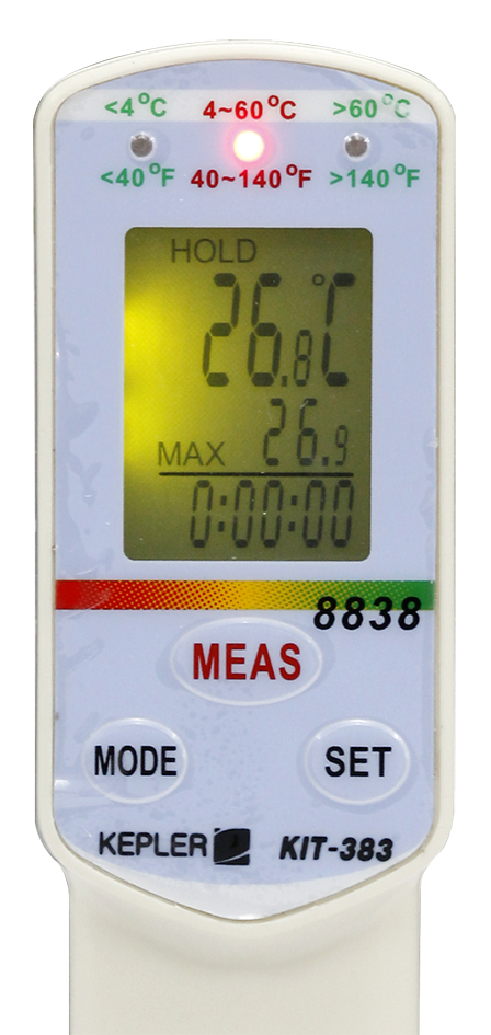 เครื่องวัดอุณหภูมิแบบอินฟราเรด KEPLER รุ่น KIT-383 :Infared Thermometer & Probe RTD