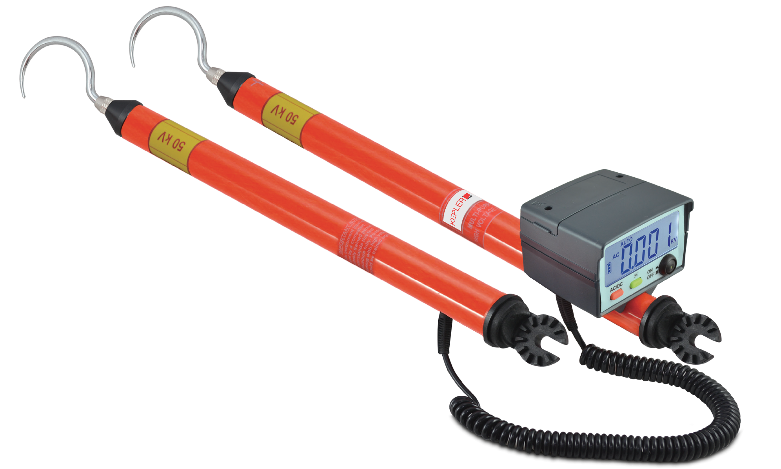 เครื่องตรวจจับแรงดันไฟฟ้าแรงดันสูง (MULTI-PURPOSE DIGITAL HIGH VOLTAGE PHASING METER) แบรนด์ KEPLER รุ่น KMDP-50K