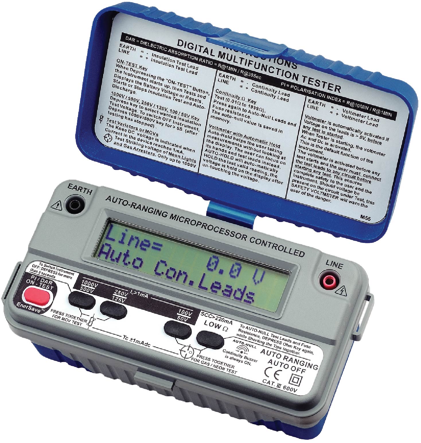 เครื่องทดสอบฉนวนไฟฟ้าแบบดิจิตอล (1kV Below)แบรนด์ KEPLER รุ่น K1155 TMF