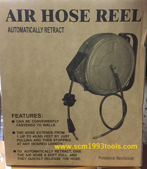 ตลับเก็บสายลมอัตโนมัติ รุ่น HR-850A ยาว 12 เมตร ตรา Hobayashi Automatic Air Hose Reel