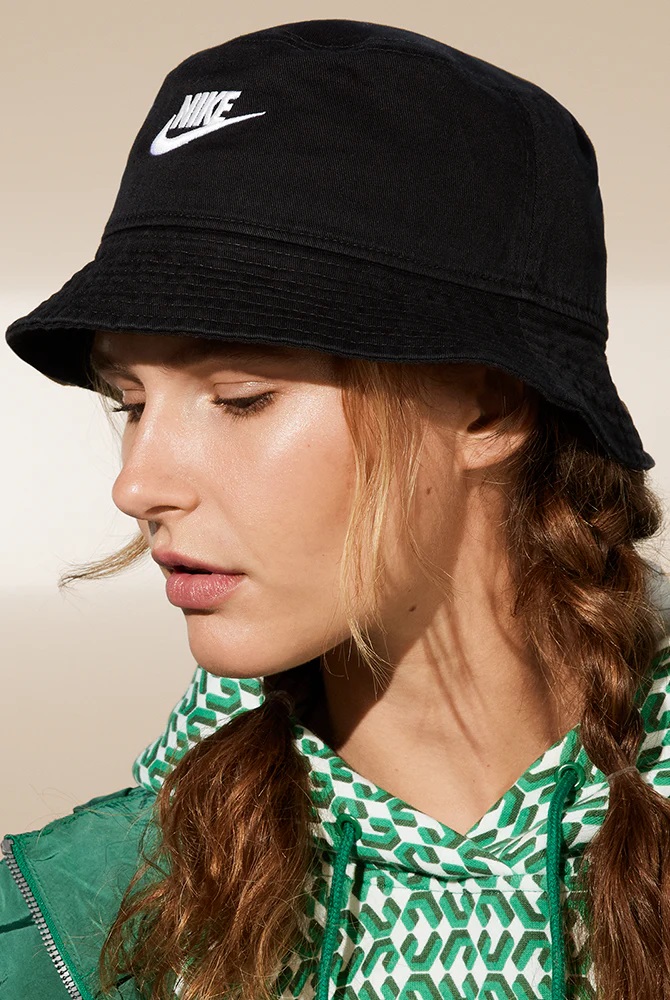 หมวกบักเก็ต Nike Futura Washed Bucket Hat ของใหม่ ของแท้ พร้อมส่งจากไทย หมวกปีกรอบ