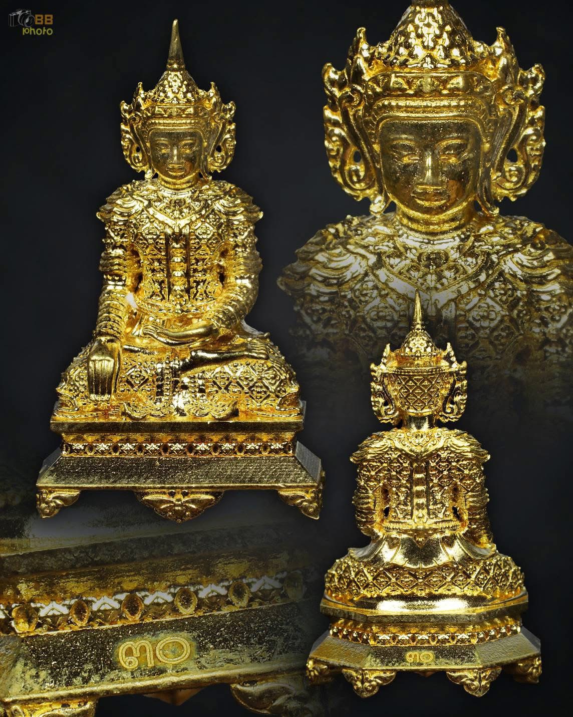 พระพุทธอิทธิคุณบุญพินิมมิต รุ่น 1 (ทองแดงพ่นทราย อุดผงยา ตะกรุดทองเหลือง 1 ใน 100) ลพ.เล็ก พอจ.พันแสง วัดศิลาวาส