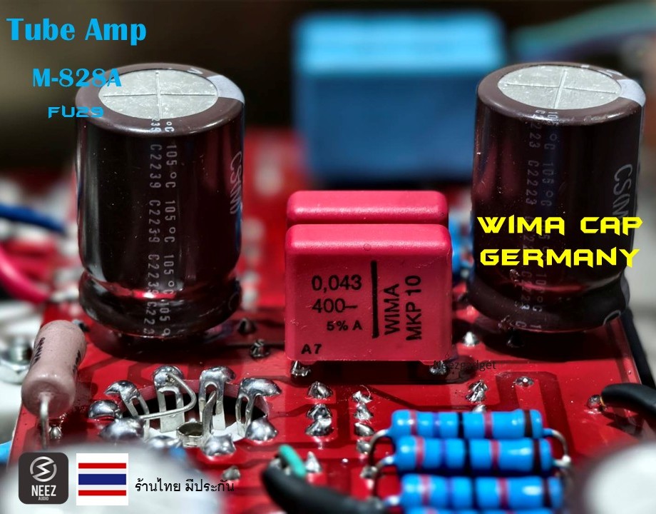 Audioromy M-828A แอมป์หลอด FU29 Class A - 60Watts - ร้านไทย พร้อมส่ง