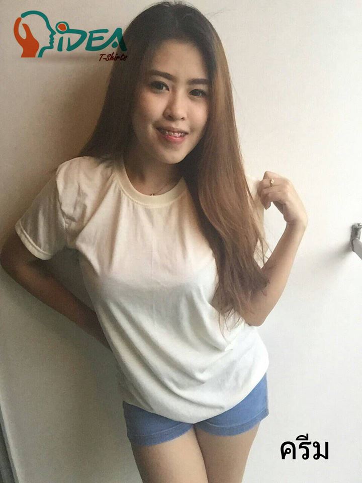 เสื้อเปล่า TK : สีครีม