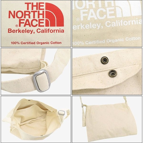 กระเป๋าผ้าสะพายข้าง The North Face - Organic Cotton Musette Bag รุ่นพิเศษจากญี่ปุ่น ของใหม่ ของแท้ พร้อมส่ง